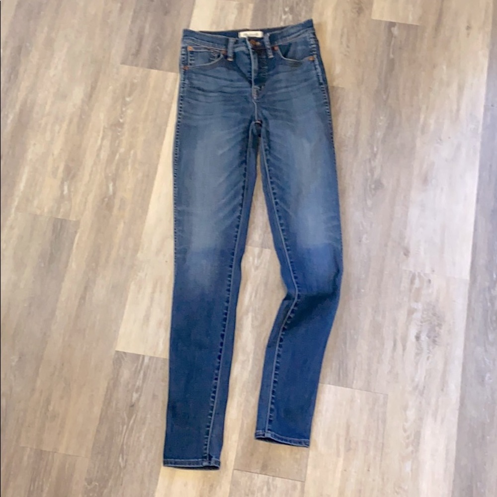 Madewell high rise skinny tall jeans